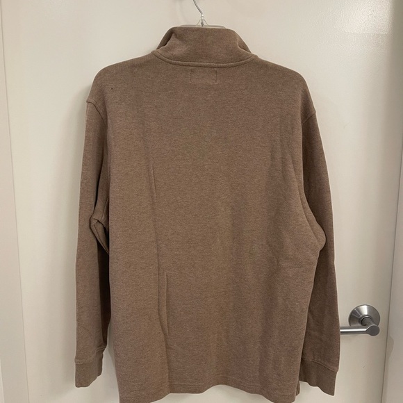 Black Brown 1826 Men’s Zip Neck Sweater. Size Large. 100% Cotton. - Picture 5 of 5